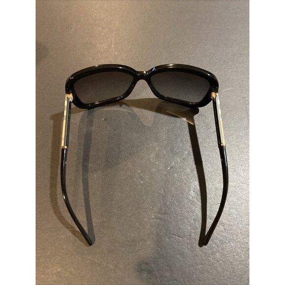 Burberry B 4173 Sunglasses 3001/11 58-15 135 2N Polished Black Plaid/Gradient - Picture 7 of 11